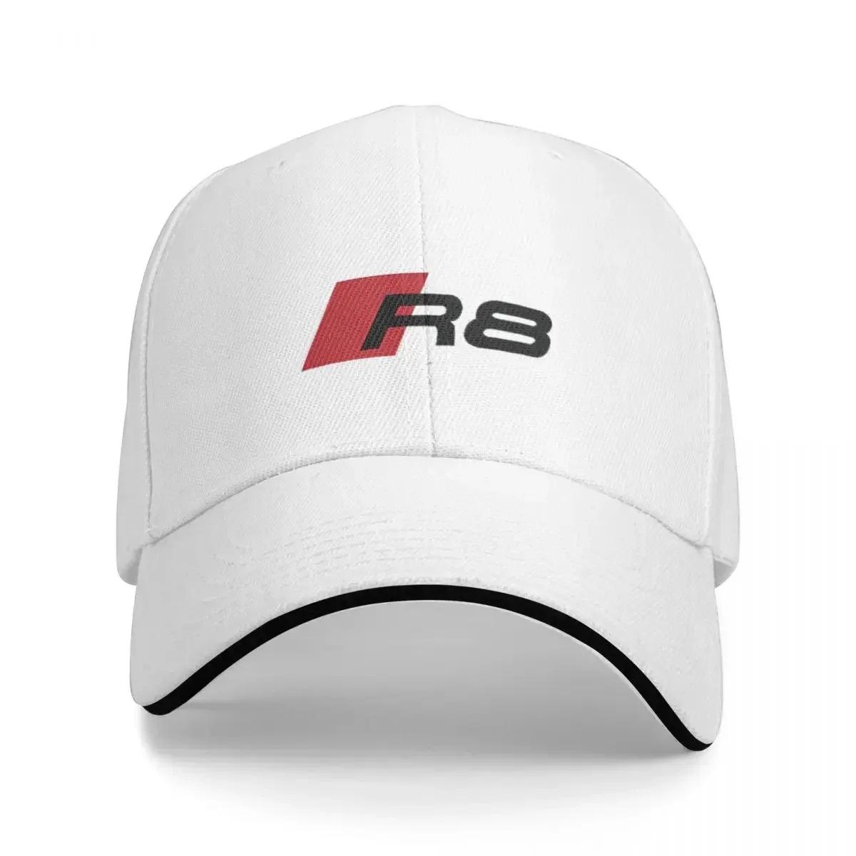 아우디 R8 엠블럼 야구 모자, 남성 여성 모자, 야외 조절식 캐주얼 모자, 힙합 야구 모자, 다색 패션
